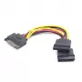 GEMBIRD SATA Power Splitter Cable, 15cm