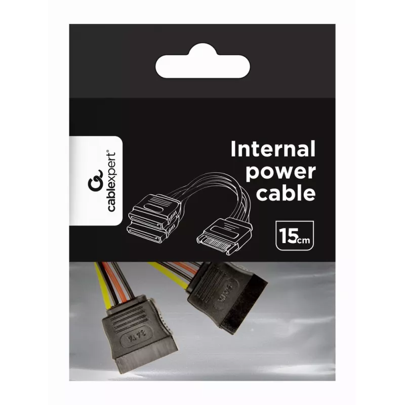 GEMBIRD SATA Power Splitter Cable, 15cm