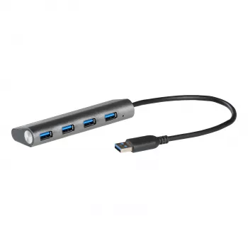 USB Hub i-tec Metal Superspeed USB 3.0 4-Port Hub 5000 Mbit/s Grey