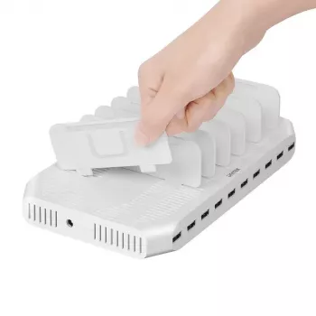 Charger Universal UNITEK Y-2172 Mobile Device White AC Auto Indoor