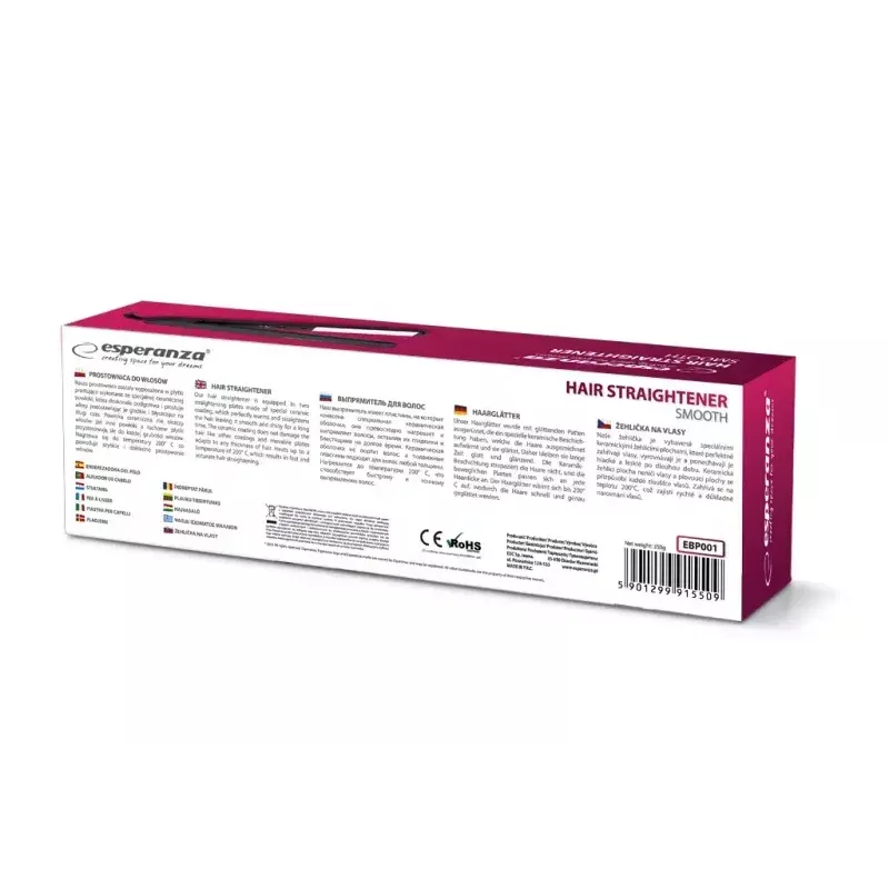 Straightening iron Esperanza EBP001