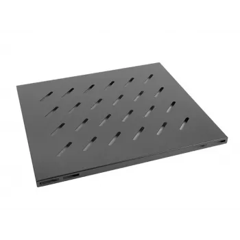 Rack shelf LANBERG AK-1003-B — 1U 19 inch shelf, 465×500×22 mm, 120 kg capacity, black