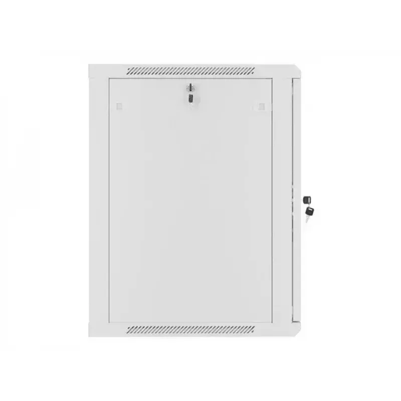 Lanberg WF01-6615-10S Wall Mount Rack Cabinet 15U 19 inch 600x600 mm Grey Glass Door