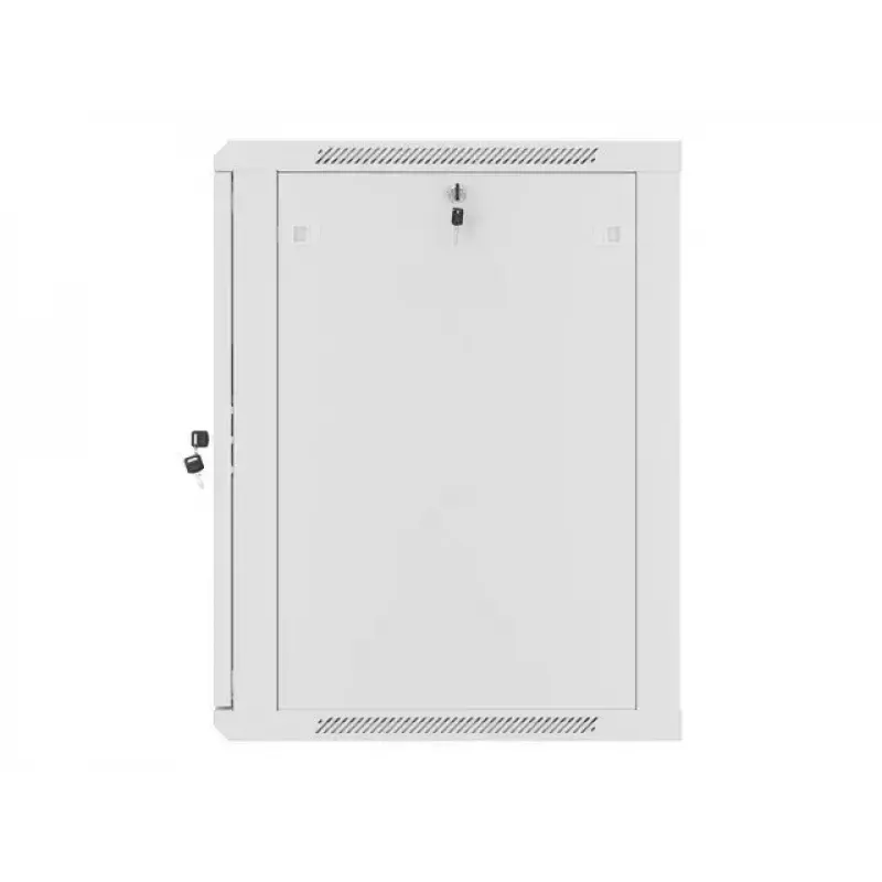 Lanberg WF01-6615-10S Wall Mount Rack Cabinet 15U 19 inch 600x600 mm Grey Glass Door