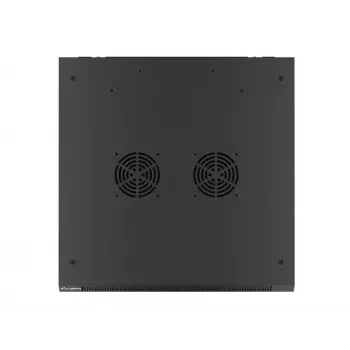Lanberg WF01-6627-10B 27U 600x600mm Wall-Mount Rack Cabinet, Black, Flat-Pack, IP20, 60kg Load
