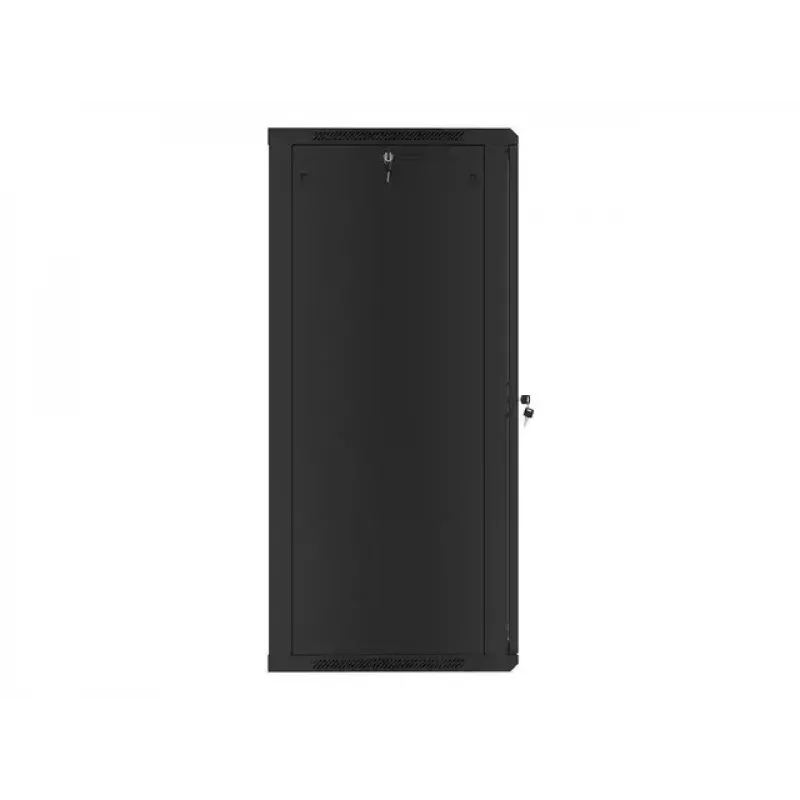 Lanberg WF01-6627-10B 27U 600x600mm Wall-Mount Rack Cabinet, Black, Flat-Pack, IP20, 60kg Load