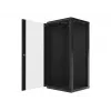 Lanberg WF01-6627-10B 27U 600x600mm Wall-Mount Rack Cabinet, Black, Flat-Pack, IP20, 60kg Load