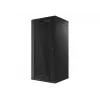 Lanberg WF01-6627-10B 27U 600x600mm Wall-Mount Rack Cabinet, Black, Flat-Pack, IP20, 60kg Load