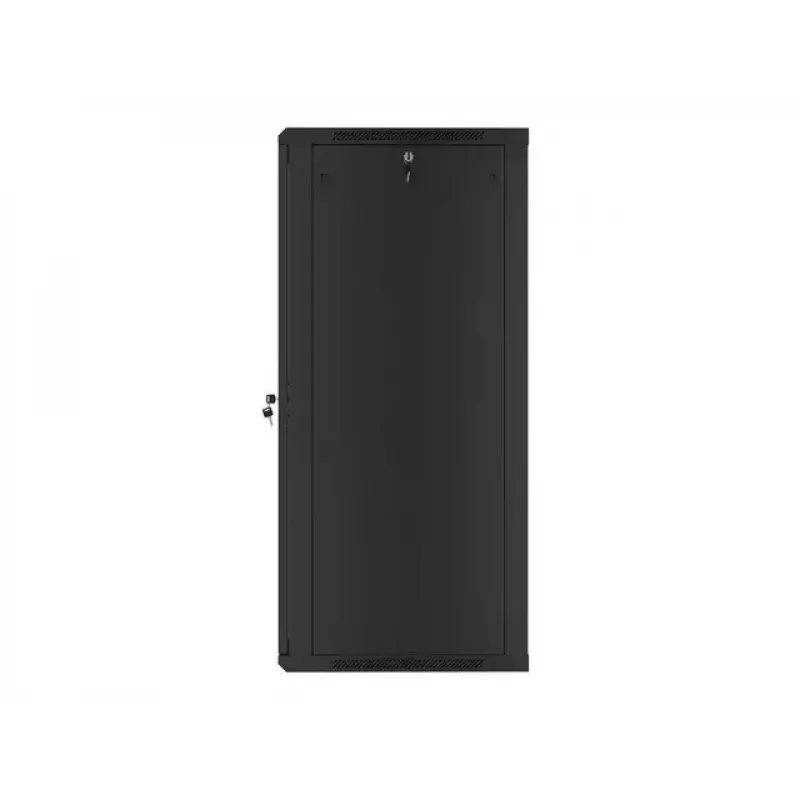 Lanberg WF01-6627-10B 27U 600x600mm Wall-Mount Rack Cabinet, Black, Flat-Pack, IP20, 60kg Load