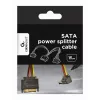 GEMBIRD SATA Power Splitter Cable With Angled Output Connectors, 15cm