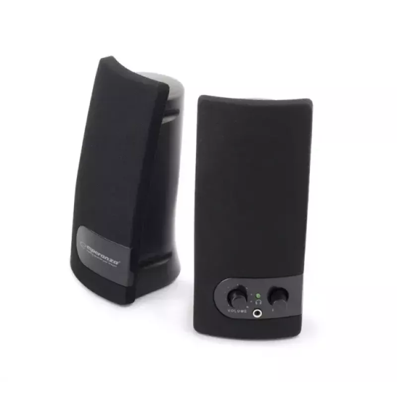 2-way Speaker ESPERANZA EP119, 2.0 channels, 6 W RMS, 4 Ω, wired, 3.5 mm & USB, tabletop