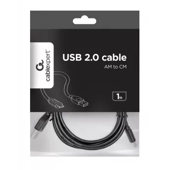GEMBIRD USB 2.0 AM to Type-C Cable (AM/CM) 1m