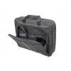 Briefcase NATEC Doberman 39.6 cm (15.6 inch) Polyester Black, shock resistant, 3 compartments