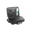 Briefcase NATEC Doberman 39.6 cm (15.6 inch) Polyester Black, shock resistant, 3 compartments