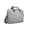 Messenger case NATEC Mustela for laptops up to 39.6 cm (15.6 inch), polyester, grey, front pocket, shoulder strap