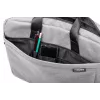Messenger case NATEC Mustela for laptops up to 39.6 cm (15.6 inch), polyester, grey, front pocket, shoulder strap