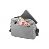 Messenger case NATEC Mustela for laptops up to 39.6 cm (15.6 inch), polyester, grey, front pocket, shoulder strap