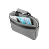 Messenger case NATEC Mustela for laptops up to 39.6 cm (15.6 inch), polyester, grey, front pocket, shoulder strap