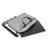 Messenger case NATEC Mustela for laptops up to 39.6 cm (15.6 inch), polyester, grey, front pocket, shoulder strap