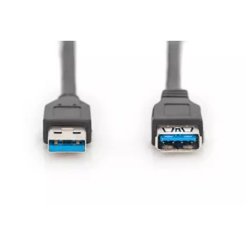 DIGITUS USB 3.0 Extension Cable Type A M/f 3.0m (ak-300203-030-s)