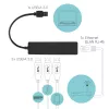 i-tec Advance USB 3.0 Slim HUB 3 Port Gigabit Ethernet Adapter Black