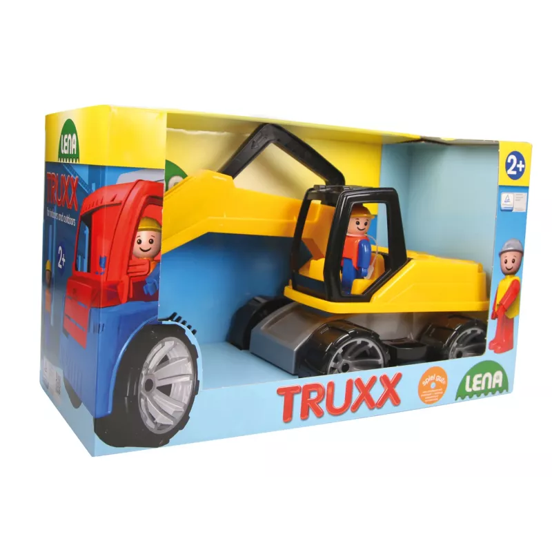 Lena TRUXX Excavator, Excavator, 2 yr(s), Plastic, Black, Grey, Yellow