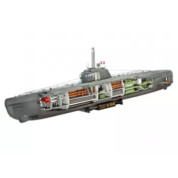 Submarine model Revell U-Boot Typ XXI U 2540 &Interieur