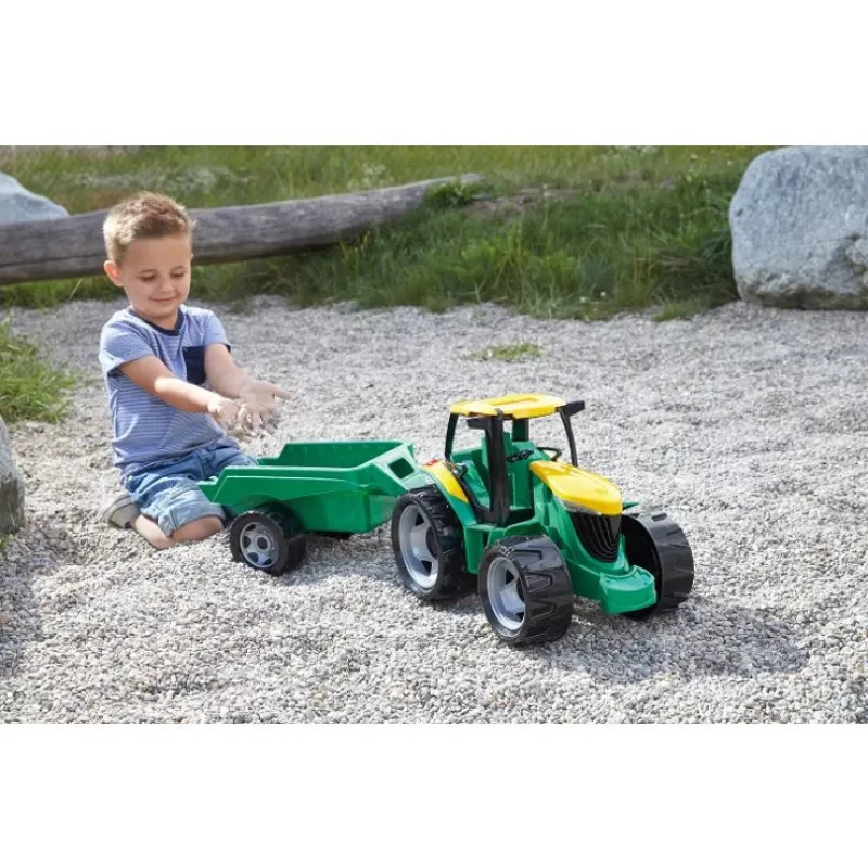 Tractor Lena GIGA TRUCKS ZL-02122 with trailer