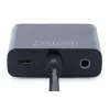 DIGITUS HDMI to VGA converter adapter Typ A - VGA (D-Sub) connector, 3.5mm audio jack black