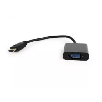 GEMBIRD HDMI to VGA Adapter Cable, Single Port Black