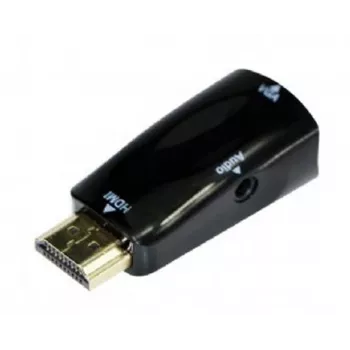 Gembird A-HDMI-VGA-02 cable gender changer VGA D-Sub Black