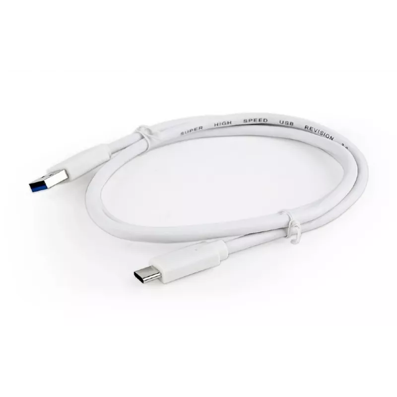 GEMBIRD USB 3.0 AM to Type-C Cable (AM/CM) 1m - White