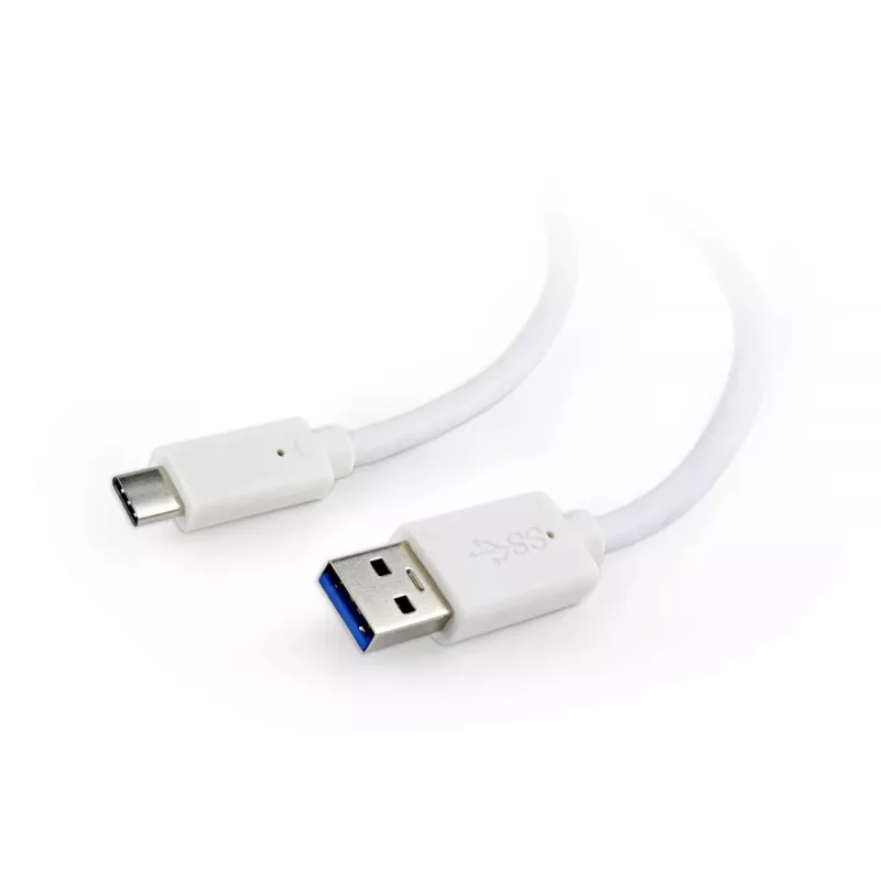 GEMBIRD USB 3.0 AM to Type-C Cable (AM/CM) 1m - White