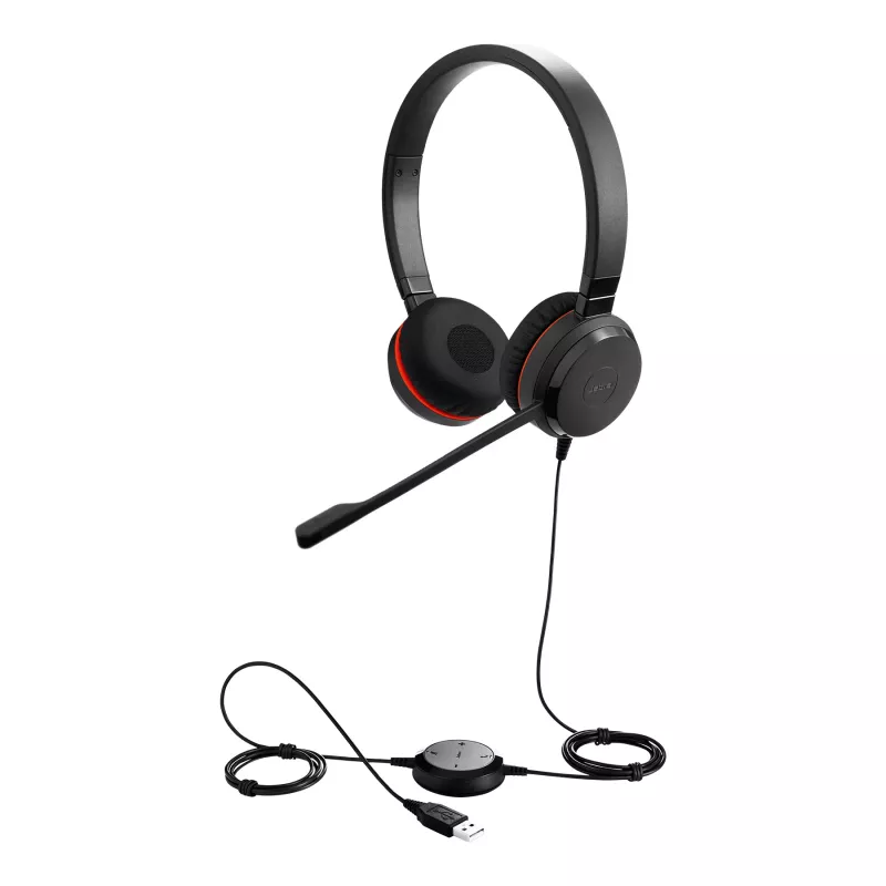 Jabra EVOLVE 30 II UC Stereo, Wired, Office/Call center, 150 - 7000 Hz, 171 g, Headset, Black