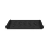 Rack shelf LANBERG AK-1008-B 1U 19 inch depth 315 mm width 482.6 mm height 44.5 mm black max load 25 kg