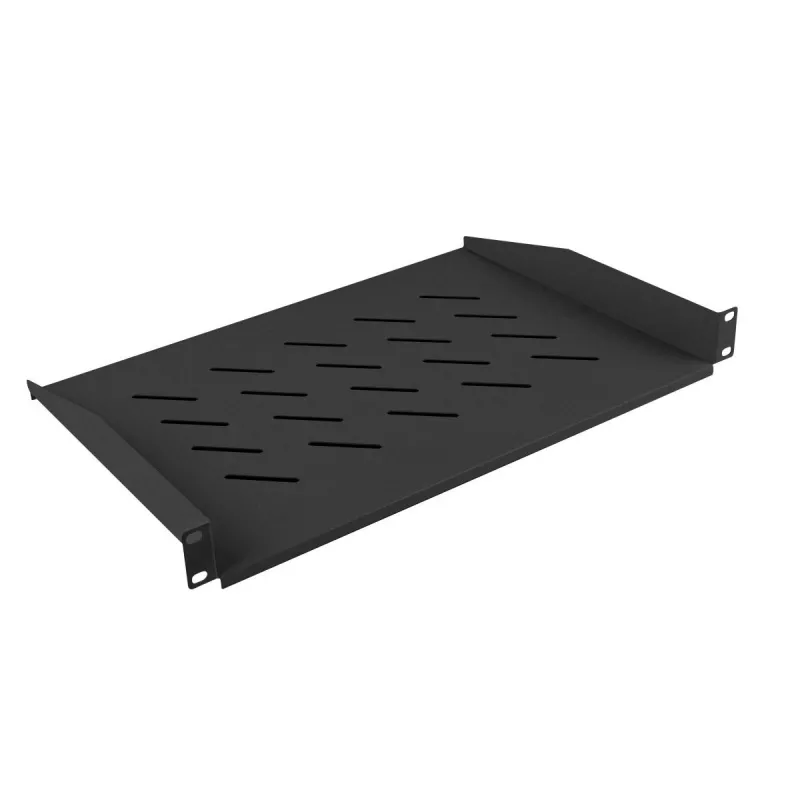 Rack shelf LANBERG AK-1008-B 1U 19 inch depth 315 mm width 482.6 mm height 44.5 mm black max load 25 kg