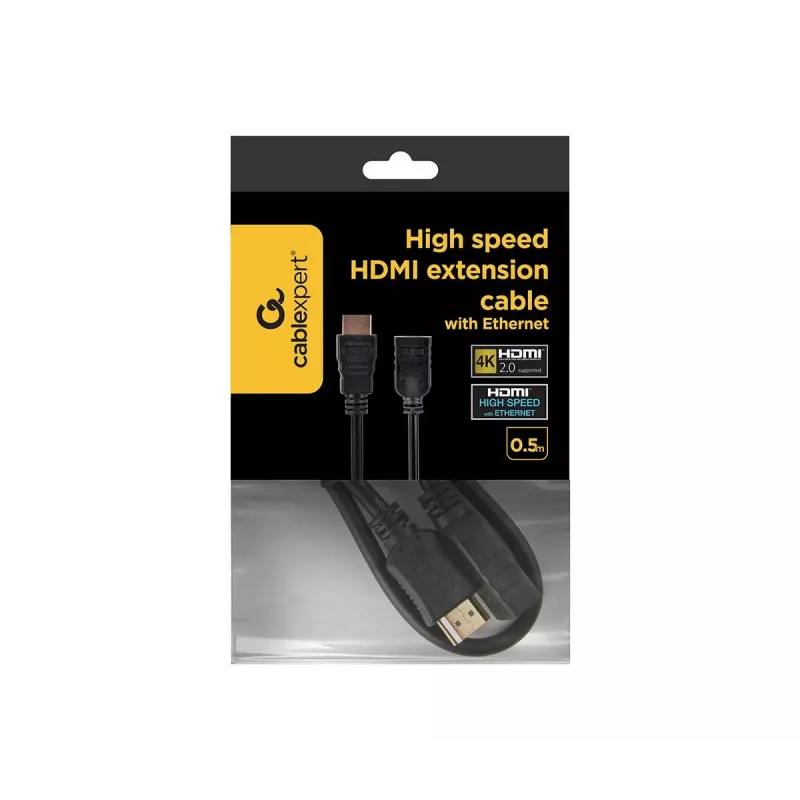GEMBIRD High speed HDMI extension cable with Ethernet, 50cm
