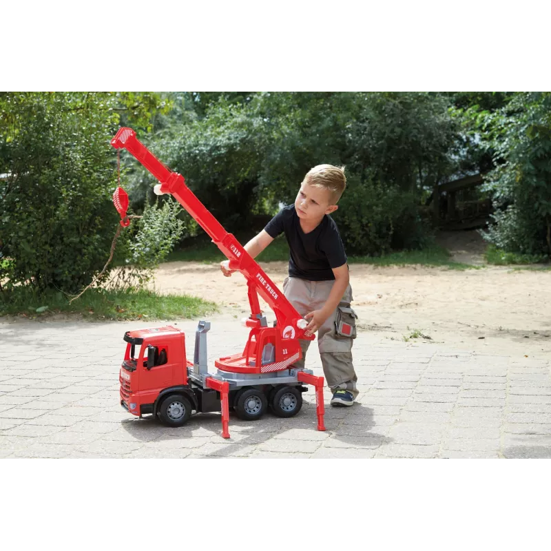 Lena GIGA TRUCKS Fire Crane truck Arocs, Crane truck model, 3 yr(s), Black, Grey, Red