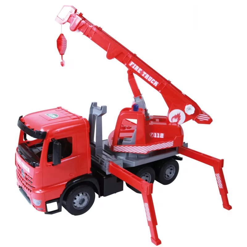 Lena GIGA TRUCKS Fire Crane truck Arocs, Crane truck model, 3 yr(s), Black, Grey, Red