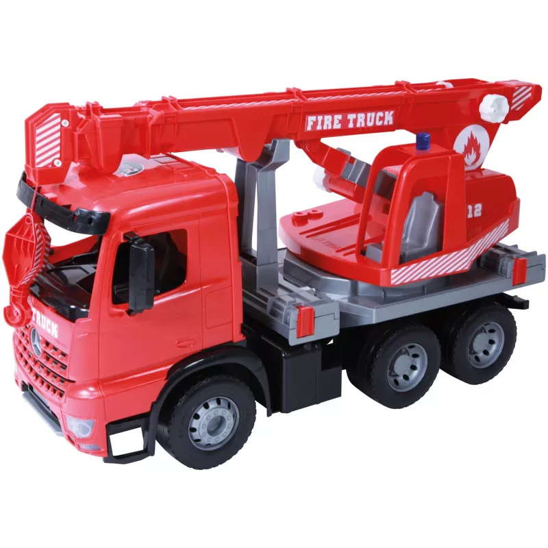 Lena GIGA TRUCKS Fire Crane truck Arocs, Crane truck model, 3 yr(s), Black, Grey, Red