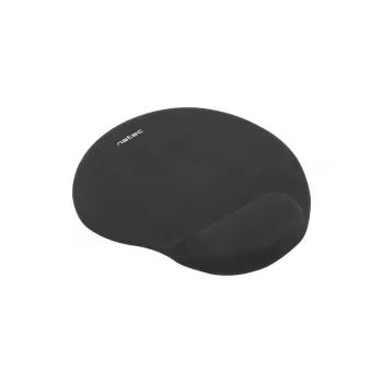 Mouse pad NATEC Marmot Black with gel wrist rest, fabric surface 245×225×22 mm