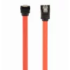 GEMBIRD SATA III Data Cable With 90 Degree Bent Connector, 50cm - Metal ClIPS