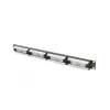 Patch panel 1U LANBERG PPU5-1024-B — 24-port CAT5e, metal, black, 445×32.5×44.5 mm
