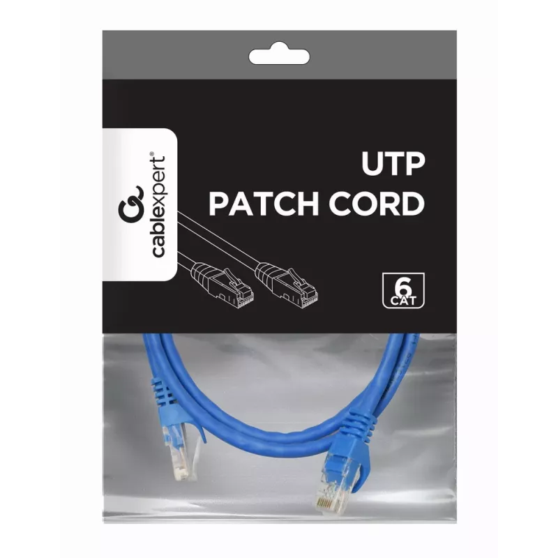 GEMBIRD Patch Cable - CAT6 - UTP - 1m - Blue