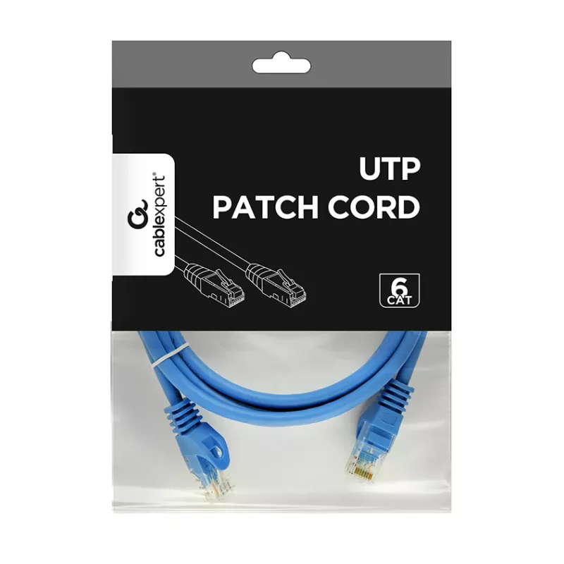 Networking cable Gembird PP6U-2M RJ-45 Cat6 2m Blue
