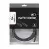 Networking cable Gembird PP6U-3M/BK RJ-45 Cat6 3m Black