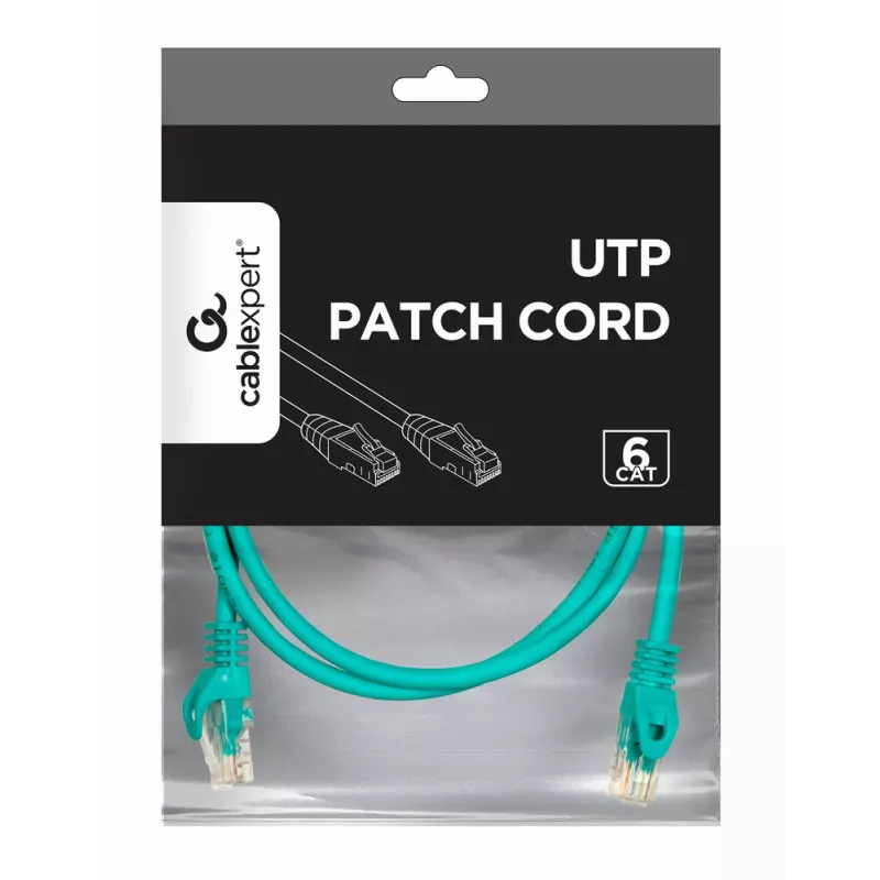 GEMBIRD Patch Cable - CAT6 - UTP - 1m - Green