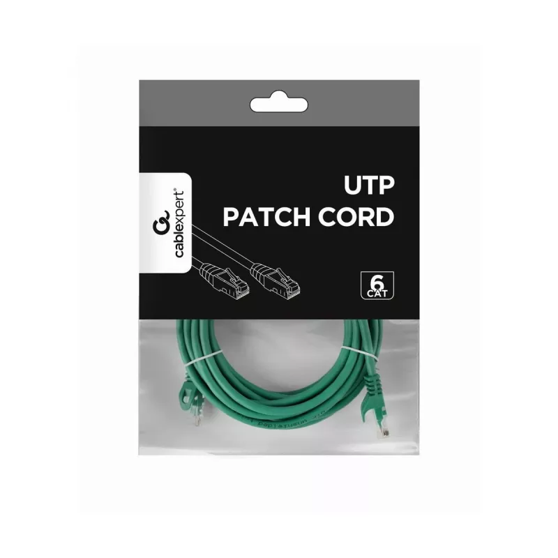 GEMBIRD Patch Cable - CAT6 - UTP - 5m - Green