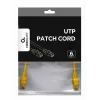 Networking cable Gembird Cat6 U/UTP 0.25 m RJ-45 yellow
