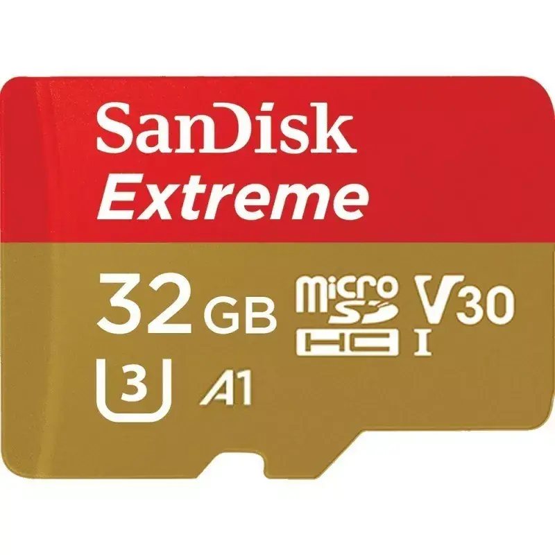 WESTERN DIGITAL SanDisk micro SDXC Extreme 32GB (A1/ V30/ U3/ UHS-I/ Cl.10/ R100/ W60) + Adapter for Action Cam